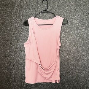 Tavi Synergy Wisteria Dusty Pink Twist Front Workout Tank